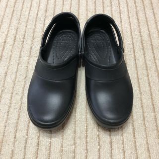 クロックス(crocs)のcrocs レディース　マーシーワーク　23〜24cm 黒　厨房　医療　病院(その他)