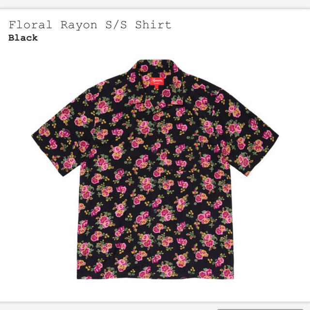 supreme Floral Rayon S/S Shirt Lサイズ