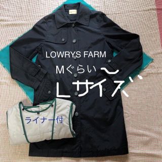 ローリーズファーム(LOWRYS FARM)の【LOWRYS FARM】ライナー付ロングコートL(ロングコート)