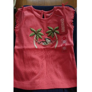 ジンボリー(GYMBOREE)の肩フリル リボン付 新品タグ付き ハワイで購入(Tシャツ/カットソー)