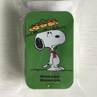 スヌーピー(SNOOPY)のSNOOPY MUSEUM Tokyo💚ミントタブレット缶 ビーグルスカウト(キャラクターグッズ)