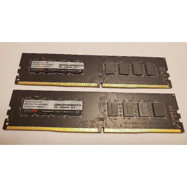 CFD DDR4 2133 PC4-17000 CL15 8GB×2  16GBPCパーツ