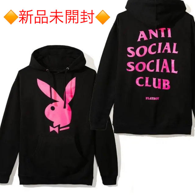 ANTI(アンチ)の【新品】ANTI SOCIAL SOCIAL CLUB PlayboyパーカーM メンズのトップス(パーカー)の商品写真