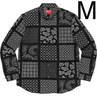 シュプリーム(Supreme)のMサイズ SUPREME Paisley Grid Shirt ペイズリー(シャツ)