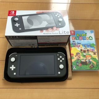 【新品未開封】スイッチライト グレー + どうぶつの森 セット