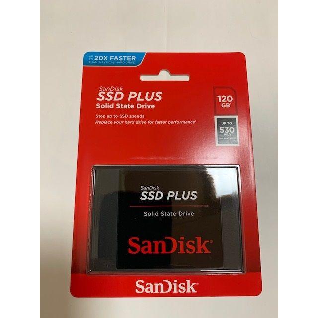 SanDisk(サンディスク)の120GB SSD SanDisk サンディスク SDSSDA-120G-G27 スマホ/家電/カメラのPC/タブレット(PCパーツ)の商品写真