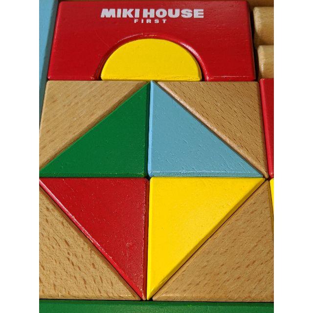 mikihouse(ミキハウス)のミキハウス ウッドブロック 積み木 つみき MIKIHOUSE キッズ/ベビー/マタニティのおもちゃ(積み木/ブロック)の商品写真