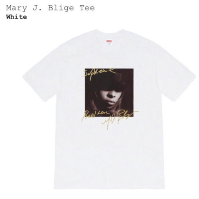 Supreme 19aw Mary J. Bridge Tee White M