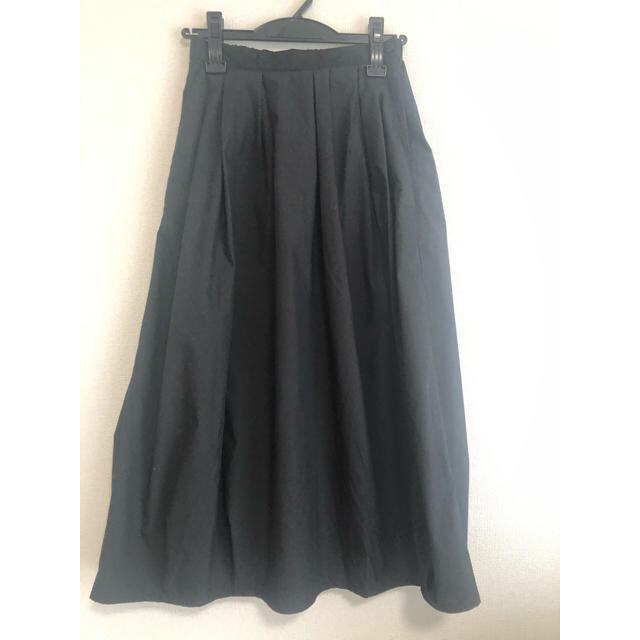MUJI (無印良品)(ムジルシリョウヒン)のMUJI ダンプイージー　バルーンスカート　黒 レディースのスカート(ロングスカート)の商品写真