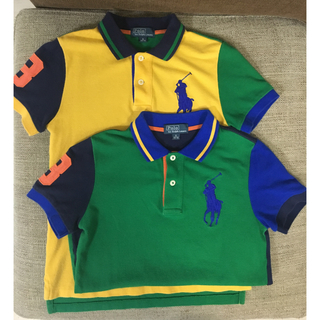 ポロラルフローレン(POLO RALPH LAUREN)のラルフローレン ポロシャツ 2枚セット ビッグポニー 120 6T(Tシャツ/カットソー)