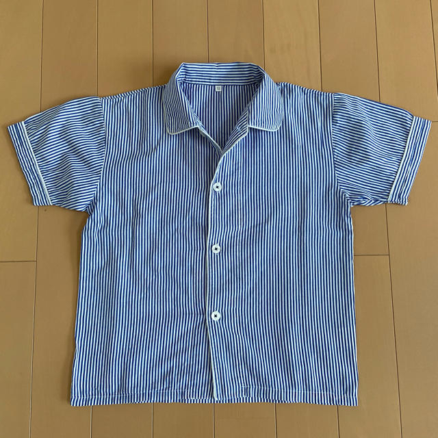 半袖パジャマ　前開き　綿100% キッズ/ベビー/マタニティのキッズ服男の子用(90cm~)(パジャマ)の商品写真