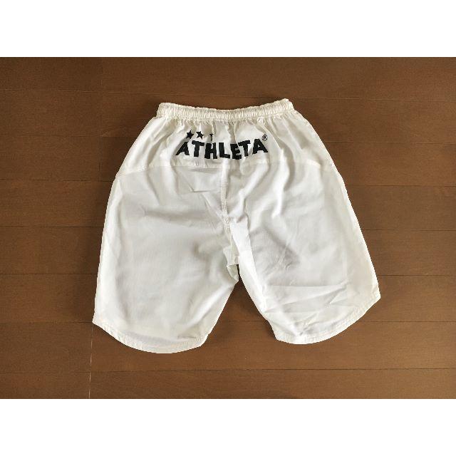 ATHLETA(アスレタ)のAHLETA ハーフパンツ / ホワイト ★Mサイズ スポーツ/アウトドアのサッカー/フットサル(ウェア)の商品写真