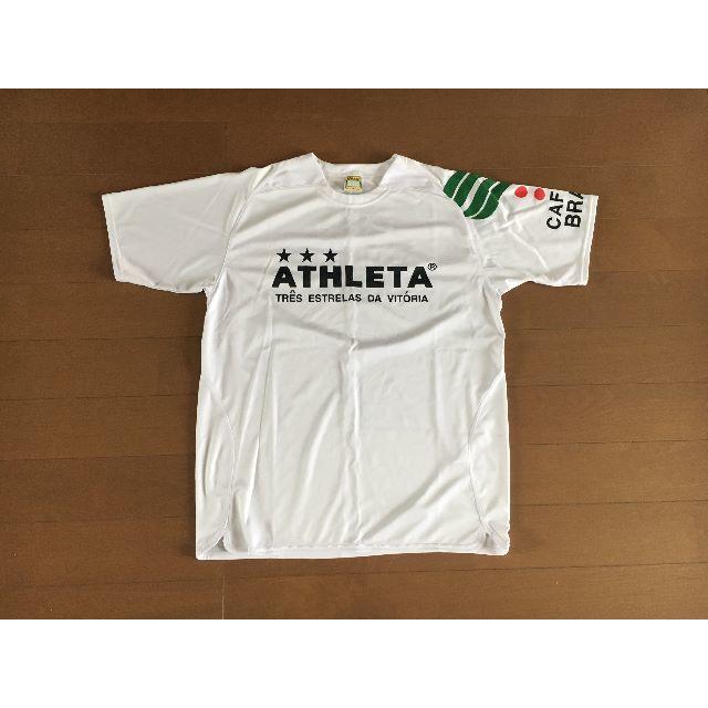 ATHLETA(アスレタ)のATHLETA シャツ / ホワイト　Lサイズ スポーツ/アウトドアのサッカー/フットサル(ウェア)の商品写真