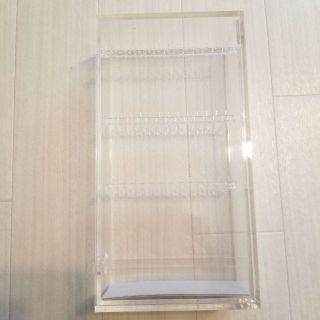 ムジルシリョウヒン(MUJI (無印良品))の無印　アクリルネックレス・ピアススタンド(小物入れ)