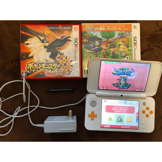 2DS LL、とびだせどうぶつの森、ポケットモンスターウルトラサン、ドラクエ