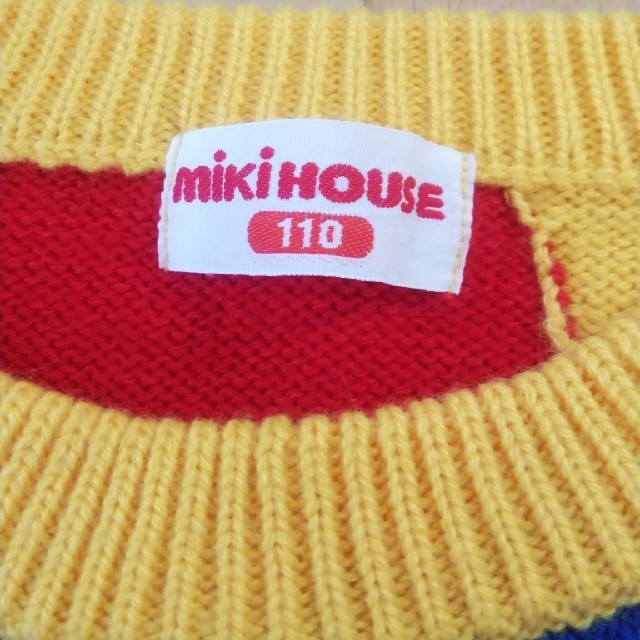 mikihouse(ミキハウス)のMIKIHOUSE セーター 110 キッズ/ベビー/マタニティのキッズ服男の子用(90cm~)(ニット)の商品写真