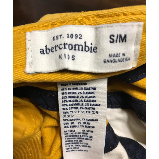 Abercrombie&Fitch(アバクロンビーアンドフィッチ)のアバクロ　帽子 キッズ/ベビー/マタニティのこども用ファッション小物(帽子)の商品写真