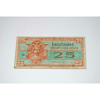 旧貨幣　古銭　MILITARY PAYMENT CERTIFICATE 25(貨幣)