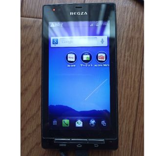 トウシバ(東芝)のスマホ(中古)　東芝REGZA IS04(スマートフォン本体)