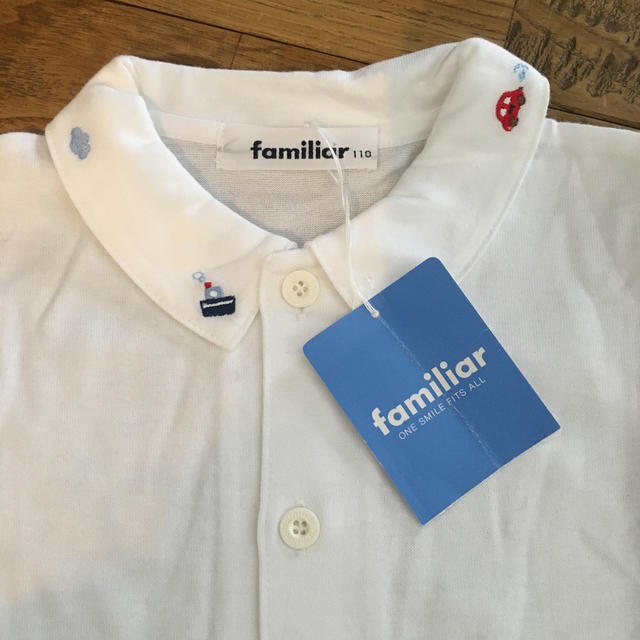 familiar(ファミリア)のfamiliar ファミリア　半袖ブラウス　110 新品未使用 キッズ/ベビー/マタニティのキッズ服女の子用(90cm~)(ブラウス)の商品写真