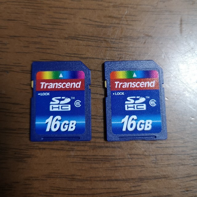 Transcend(トランセンド)のTranscend　SDHCカード　16GB　2枚 スマホ/家電/カメラのPC/タブレット(PC周辺機器)の商品写真