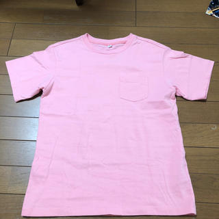 ユニクロ(UNIQLO)のUNIQLOキッズ150ピンクTシャツ(Tシャツ/カットソー)