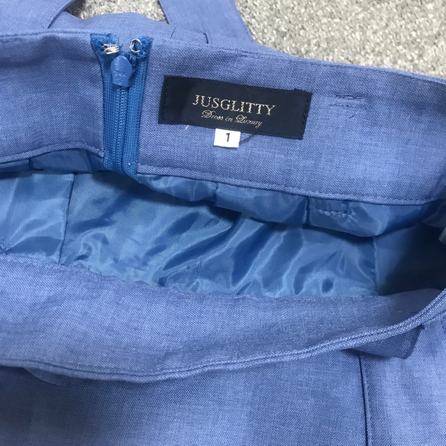 JUSGLITTY(ジャスグリッティー)のジャスグリッティー ラップ風タイトスカート レディースのスカート(ひざ丈スカート)の商品写真