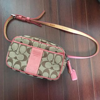 コーチ(COACH)の美品◇COACH◇ウエストポーチ(ボディバッグ/ウエストポーチ)