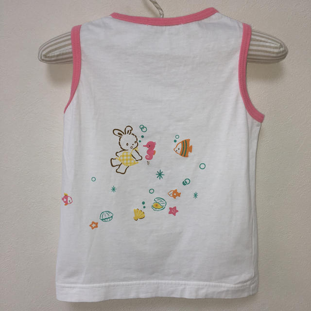 familiar(ファミリア)のfamiliar ファミリア　100 タンクトップ キッズ/ベビー/マタニティのキッズ服女の子用(90cm~)(Tシャツ/カットソー)の商品写真