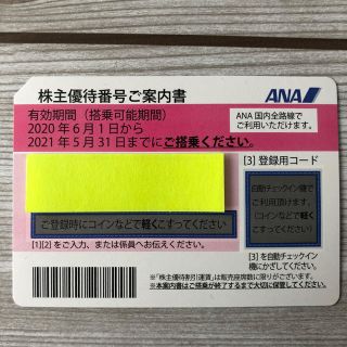 エーエヌエー(ゼンニッポンクウユ)(ANA(全日本空輸))のANA株主優待券(その他)