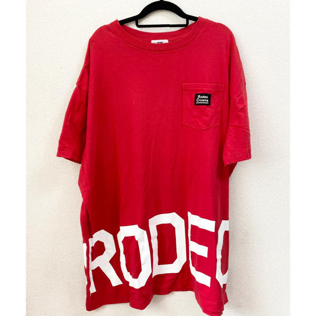 RODEO CROWNS WIDE BOWL(ロデオクラウンズワイドボウル)のロデオクラウンズ ワイドボウル ビッグTシャツワンピース レディースのワンピース(ひざ丈ワンピース)の商品写真