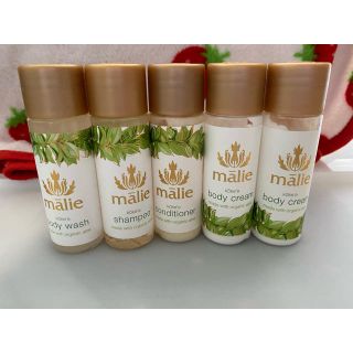 マリエオーガニクス(Malie Organics)のマリエオーガニクス　5点セット　アメニティ　ハワイ　オーガニック　ココナッツ　香(サンプル/トライアルキット)