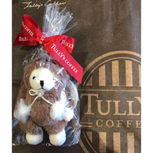 TULLY'S COFFEE(タリーズコーヒー)のタリーズTULLY'S ミニテディ エコッレ 2018年発売 エンタメ/ホビーのおもちゃ/ぬいぐるみ(ぬいぐるみ)の商品写真