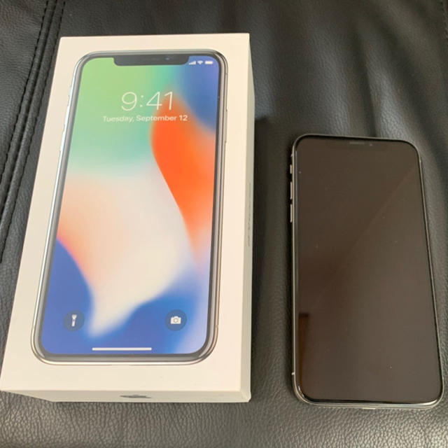 iPhoneX silver 256G softbank ほぼ未使用 残債無し