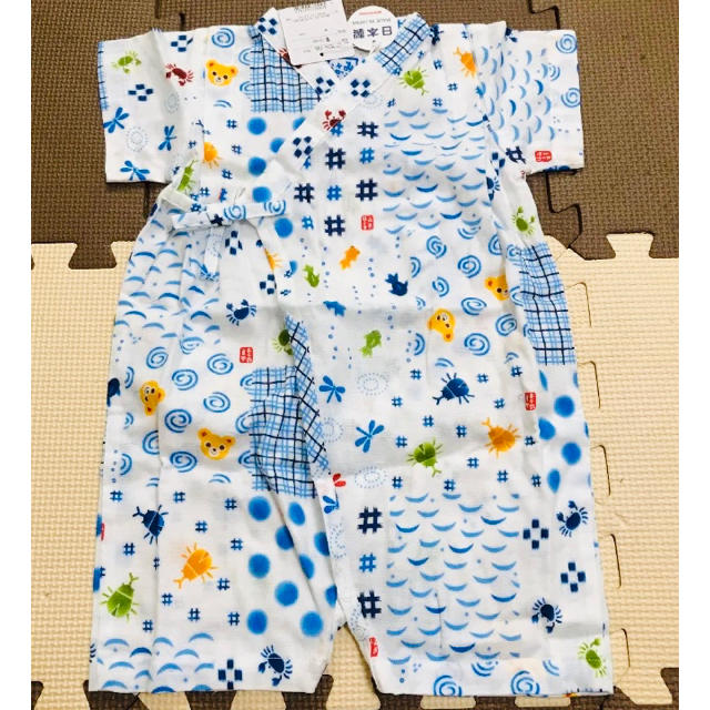 mikihouse(ミキハウス)のミキハウス　新品　甚平 キッズ/ベビー/マタニティのベビー服(~85cm)(甚平/浴衣)の商品写真