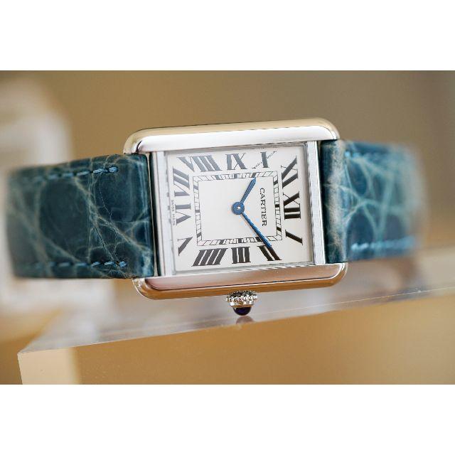 美品 カルティエ タンク ソロ シルバー SM Cartier