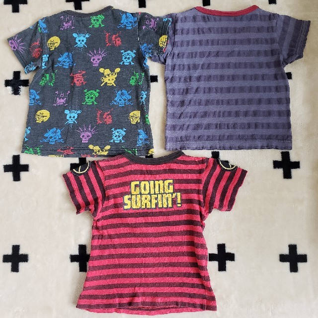 F.O.KIDS(エフオーキッズ)の【F.O.KIDS・JUNK STORE・西松屋】Tシャツ(90) 3枚 キッズ/ベビー/マタニティのキッズ服男の子用(90cm~)(Tシャツ/カットソー)の商品写真