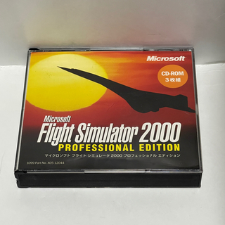 マイクロソフト(Microsoft)のフライトシミュレータ2000(PCゲームソフト)
