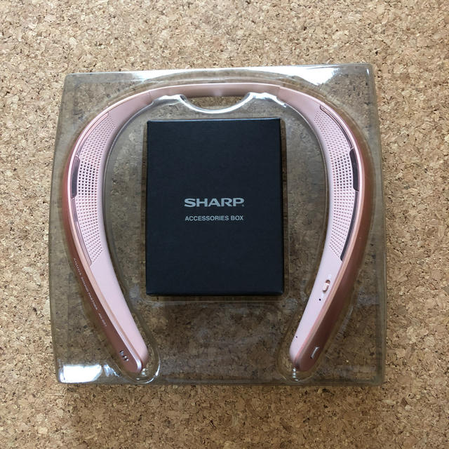 SHARP ネックスピーカー AN-SS1 サウンドパートナー ローズゴールド SHARP ネックスピーカー AN-SS1 サウンドパートナー ローズゴールド