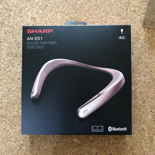 SHARP ネックスピーカー AN-SS1 サウンドパートナー ローズゴールド SHARP ネックスピーカー AN-SS1 サウンドパートナー ローズゴールド