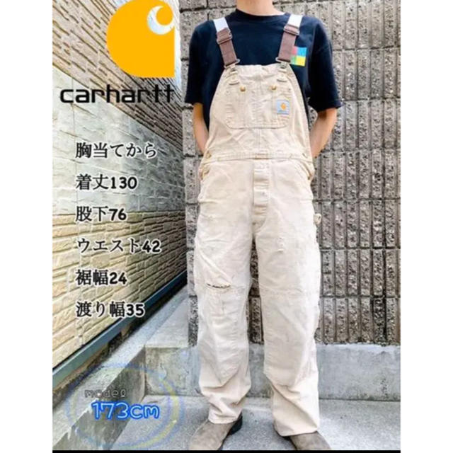 carhartt(カーハート)の人気⚡️ カーハート　carhartt ペインター　オーバーオール　ダック生地 メンズのパンツ(サロペット/オーバーオール)の商品写真