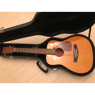 ヤマハ(ヤマハ)のYAMAHA  FG-junior 赤ラベル＋ハードケース(アコースティックギター)