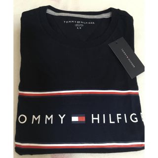 トミーヒルフィガー(TOMMY HILFIGER)の新品[S]トミーヒルフィガー メンズ 長袖Ｔシャツ ネイビー(Tシャツ/カットソー(七分/長袖))