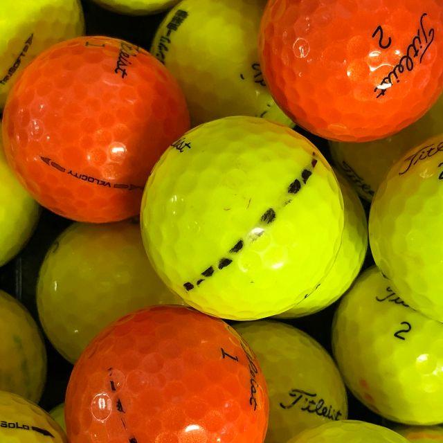 Titleist(タイトリスト)の53・ロストボール タイトリスト カラーボール色々50球 スポーツ/アウトドアのゴルフ(その他)の商品写真