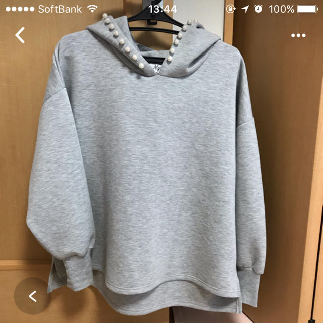 ZARA(ザラ)のMyu ドライスエットパーカー グレー レディースのトップス(パーカー)の商品写真