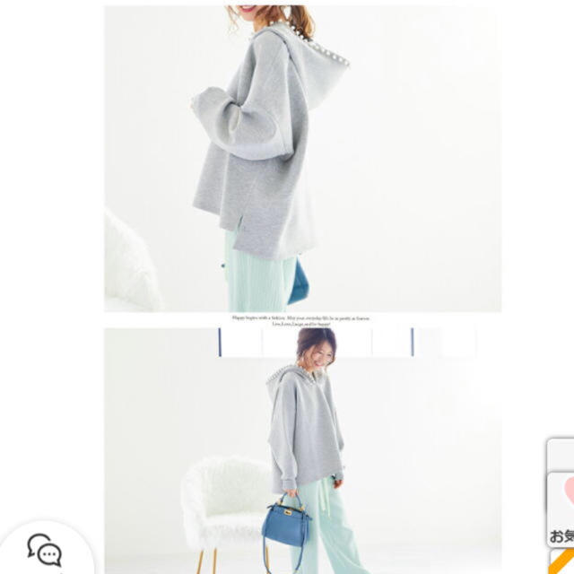 ZARA(ザラ)のMyu ドライスエットパーカー グレー レディースのトップス(パーカー)の商品写真