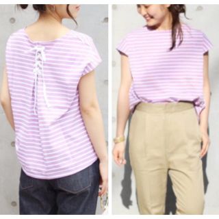 スピックアンドスパン(Spick & Span)のボーダーT(Tシャツ(半袖/袖なし))