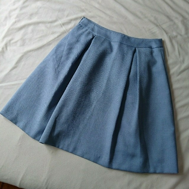 INDEX(インデックス)の<300円sale>【index】(M）レディーススカート ひざ丈 ブルー レディースのスカート(ひざ丈スカート)の商品写真