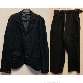 コムデギャルソンオムプリュス(COMME des GARCONS HOMME PLUS)のAD2004 セットアップ カシミア混 ダークグレー(セットアップ)