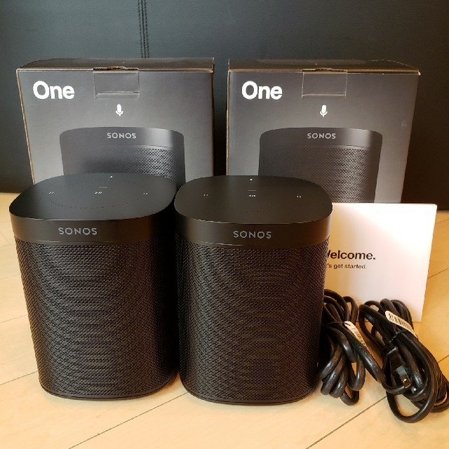 【新品・動作確認のみ】Sonos One(Gen2) 2台セット